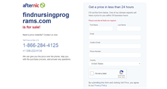Desktop Screenshot of findnursingprograms.com